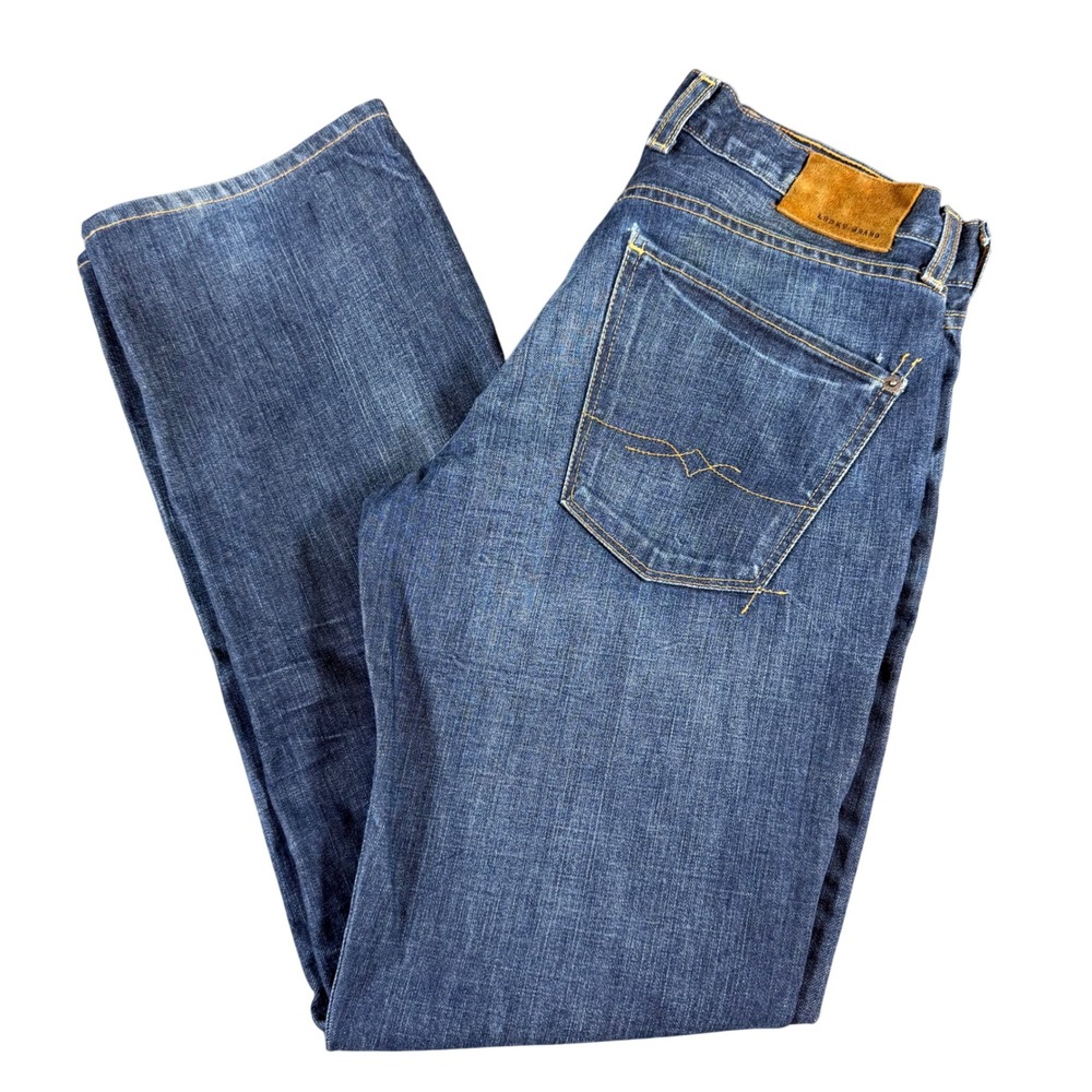 Lucky Brand Steve McQueen 221 Jeans Mens 31x32 Straight Medium Wash Denim Icon